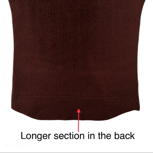 Vince 100% cashmere crew neck sweater in chocolate brown size small - Picture 7 of 13